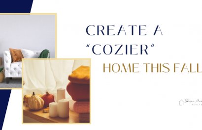 Create A “Cozier” Home This Fall